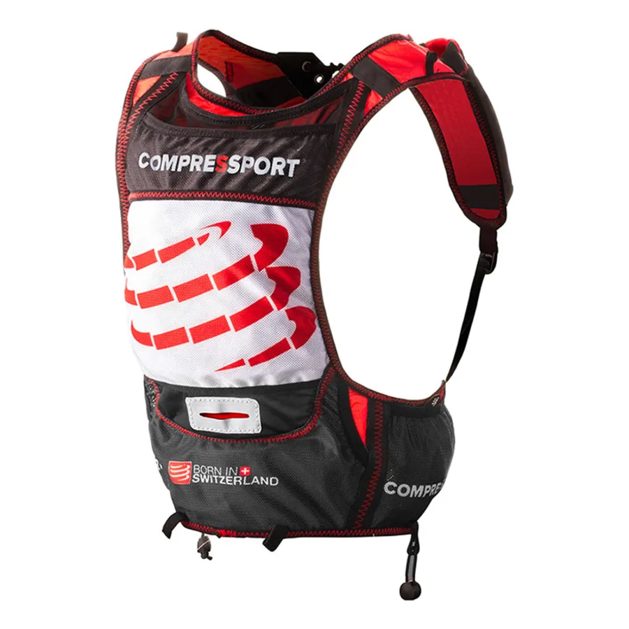 Compressport para mujer ultrun 140g Paquete, Negro Rojo-Talla Compressport para mujer ultrun 140g Paquete, Negro Rojo-Talla